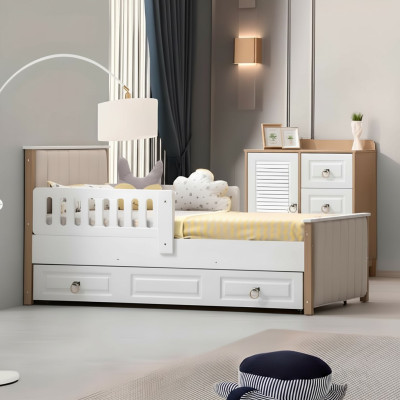 Bedframe kinderbed 200 cm bed kinderkamer bedframes wit hout