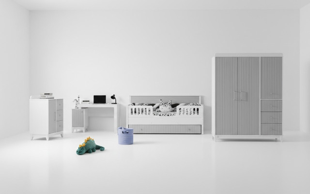 4-delige kinderkamer set: complete meubelset voor perfecte inrichting