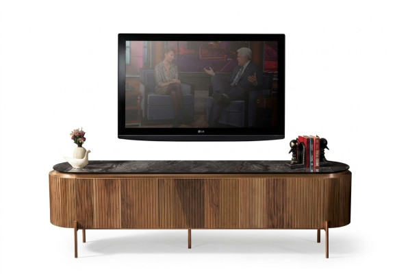Stijlvol TV-laagbord in bruine kleur Luxe meubels voor woonkamer Nieuwigheid