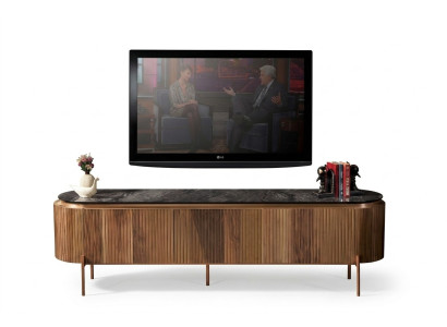 Stijlvol TV-laagbord in bruine kleur Luxe meubels voor woonkamer Nieuwigheid
