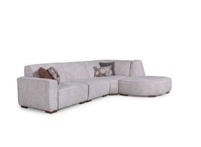 Exclusieve witte hoekbank L-vorm woonkamer designer bank moderne meubels
