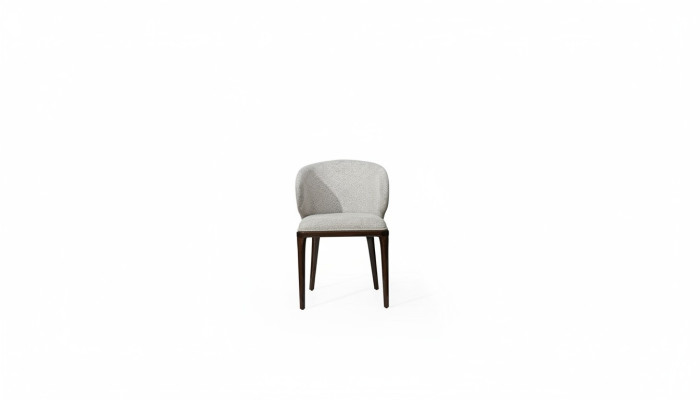 Exclusieve grijze stoel eetkamer moderne stoelen designer gestoffeerde stoel