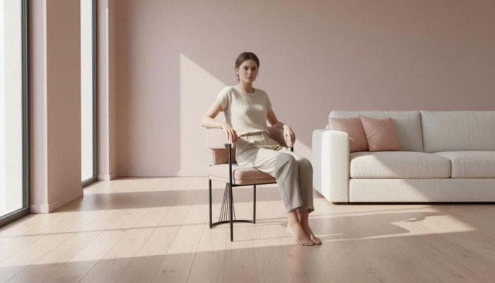 Beige designer stoel Metalen stoelen Luxe eetkamerstoelen