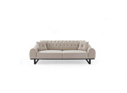 Exclusieve beige 3-zits woonkamer bankstellen Designer luxe banken Nieuw