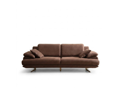 Luxe driezits designerbank voor de woonkamer, exclusieve bankstellen