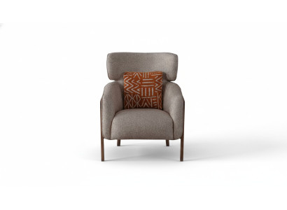 Moderne Beige Fauteuil Woonkamer Textiel Luxe Design Meubels Lounge Club