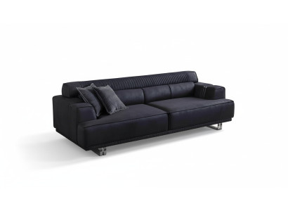 Bankstel 3-zits Modern meubilair Witte woonkamer Luxe designer 235cm Inrichting