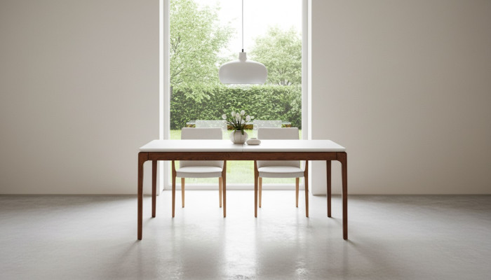 Exclusieve designer eettafel moderne meubels in wit design voor eetkamer.