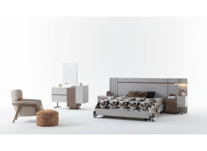 Slaapkamer set Luxe Compleet bed + 2x nachtkastjes 3-delig Modern Set Nieuw