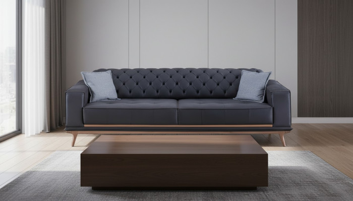 Bankstel 4-zits designbanken gestoffeerd textiel relax zitmeubels modern