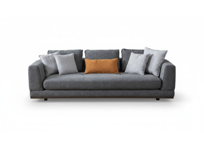 Bank 3-zits Moderne meubels Witte woonkamer Luxe 243cm Driezitsbank