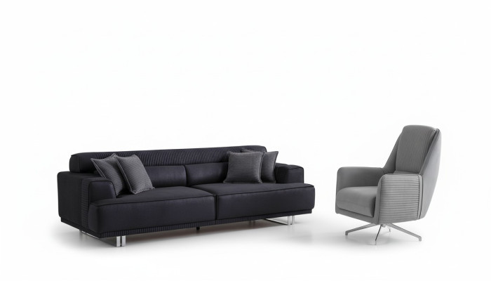 Bankstel 3-zits en fauteuil designer meubels woonkamer bank meubels