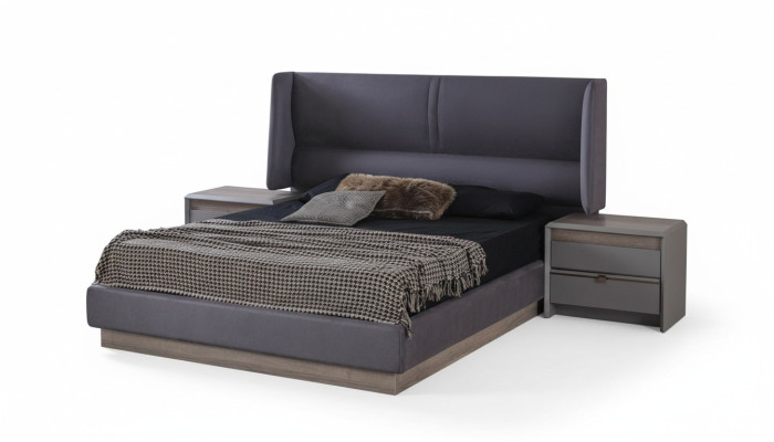 Slaapkamerset Luxe Compleet Bed 2x Nachtkastje Modern 3-delig Nieuw