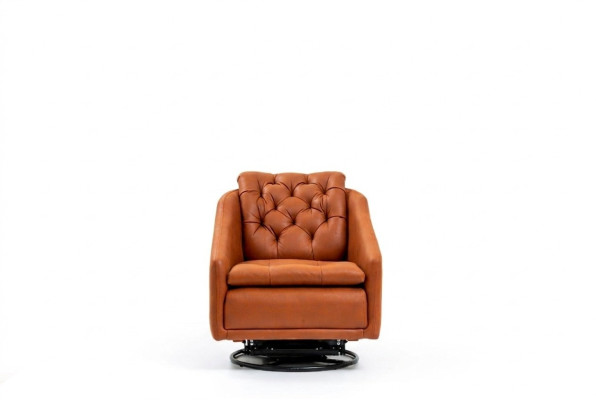 Moderne fauteuil woonkamer oranje stijl meubels ontwerper lounge club 75x90.