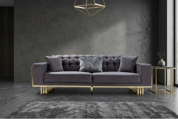 bank Luxe meubels Woonkamer Voeten 240cm Bank Banken 3-zits
