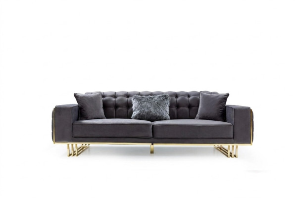 bank Luxe meubels Woonkamer Voeten 240cm Bank Banken 3-zits