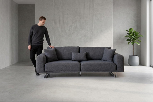 Moderne bank van 3 zits meubels in woonkamer Designer luxe bankstellen inrichting