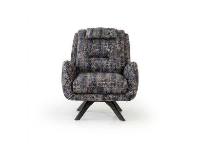 Fauteuil Modern Grijs Woonkamer Zitmeubels Textiel Luxe Design Meubels Lounge Club