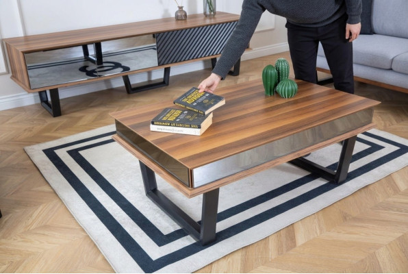 Woonkamer salontafel Tafel Ontwerp Meubels Luxe Inrichting Modern Salontafels