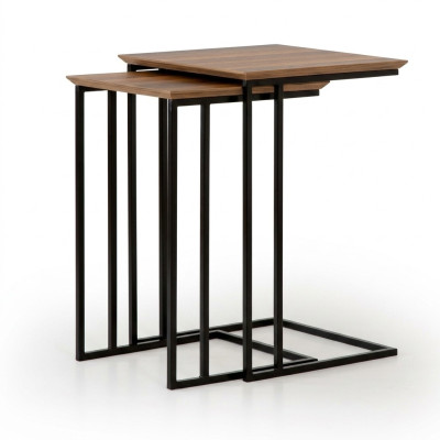 Woonkamer 2x Bijzettafel Tafel Design Meubels Luxe Inrichting Modern