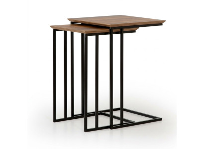 Woonkamer 2x Bijzettafel Tafel Design Meubels Luxe Inrichting Modern