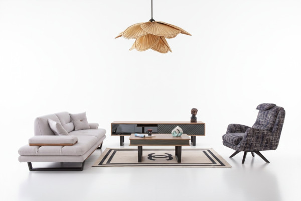Ontwerp bankstel salontafel bankstel 6-delige woonkamerset luxe meubels.