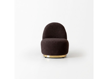 Fauteuil Modern Bruin Woonkamer Textiel Luxe Design Meubels Lounge Club