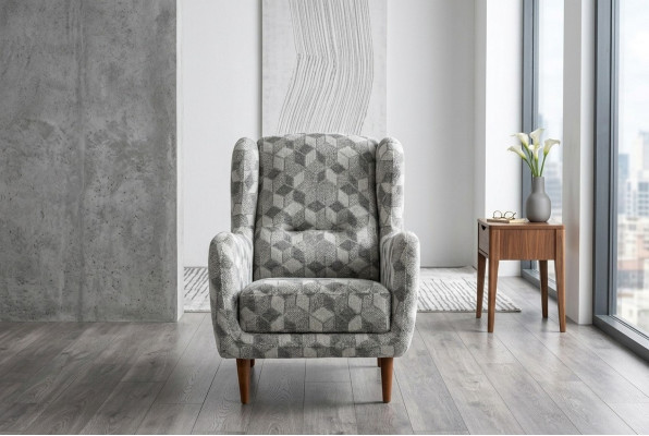 Luxe meubelen driezitsbank fauteuil 1-zits modern fauteuil stoffen bekleding textiel