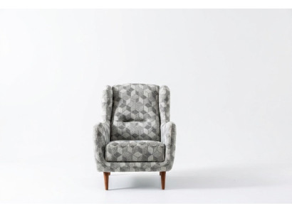Luxe meubelen driezitsbank fauteuil 1-zits modern fauteuil stoffen bekleding textiel