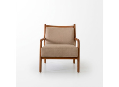 Moderne Beige Fauteuil Woonkamer Meubels Luxe Ontwerp Bekleding Kunstleer