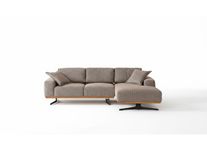 Luxe hoekbank L-vormig modern meubilair woonkamer grijs hoekbank hoekbank
