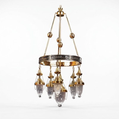 Plafondlamp kroonluchter hanglamp woonkamer luxe glans armatuur