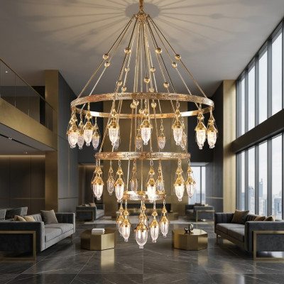 Luxe xxl plafondlamp lamp verlichting woonkamer lamp 160x280
