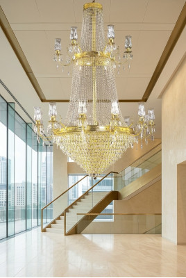 Kroonluchter Lamp xxl MONTAGE Hanglamp Hanglamp Lampen 160x260
