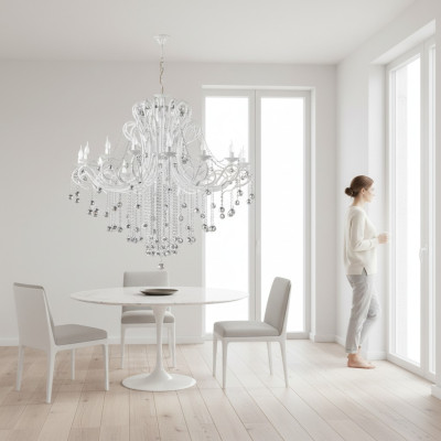 Hanglamp kroonluchter lamp kristallen lamp plafondlamp lampen 132x165