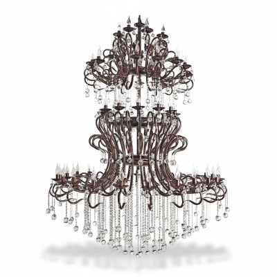 Kroonluchterlamp xxl hanglamp hanglamp armatuur 155x250