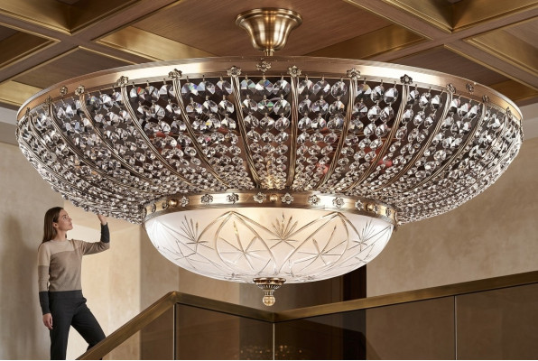 Kroonluchterlamp Hanglamp Kristallamp Plafondlamp 100x40