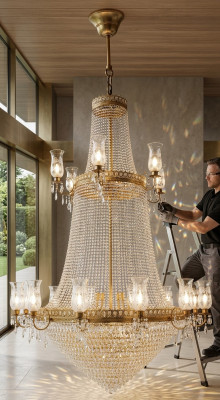 Grote lamp kroonluchter luxe lampen xxl plafondlamp 160x285
