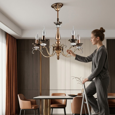 Kroonluchter Een moderne hanglamp hanglamp woonkamer luxe