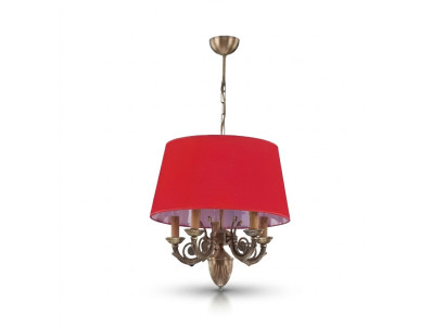 Kroonluchter Klassieke Verlichting Lampen Lamp Goud 50x80 Rood