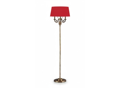 Rode vloerlamp staande kandelaar lamp verlichting goud lampen 50x173