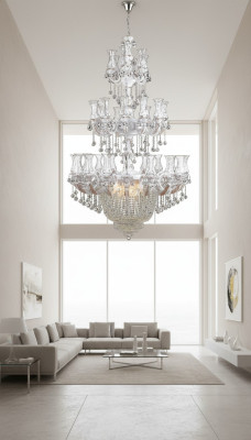 Kroonluchter lamp xxl armatuur hanglamp hanglamp armatuur 125x230