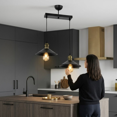 Plafondlamp Een moderne hanglamp woonkamer eetkamer luxe nieuw.