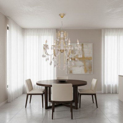 Hanglamp kroonluchter lamp kristallen lamp plafondlamp lampen 97x130