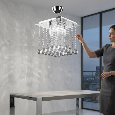 Kroonluchter lamp Verlichting Lampen 30x30 armatuur Meubels Ontwerp Plafondlamp