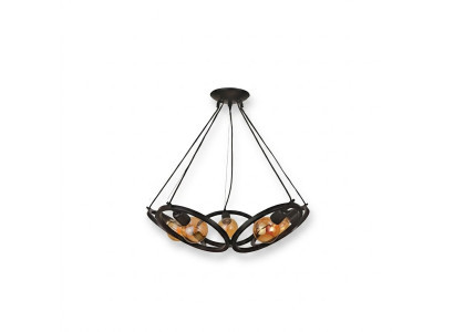 Plafondlamp Een chique lamp voor de woon- of slaapkamer, nieuw zwart