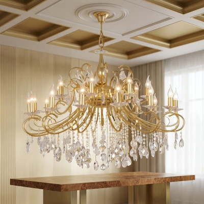 Hanglamp kroonluchter lamp kristallen lamp plafondlamp lampen 115x125