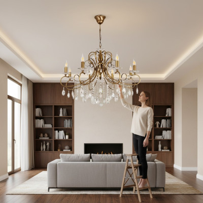 Kroonluchter Lamp Woonkamer Binnen Plafondlamp