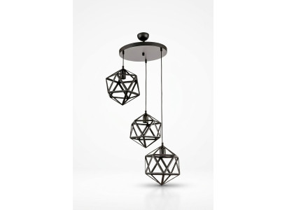 Hanglamp zwart voor de woonkamer chique plafondlamp armatuur