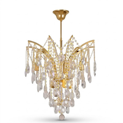 Kristallen kroonluchter plafondlamp lamp verlichting metalen plafondlamp